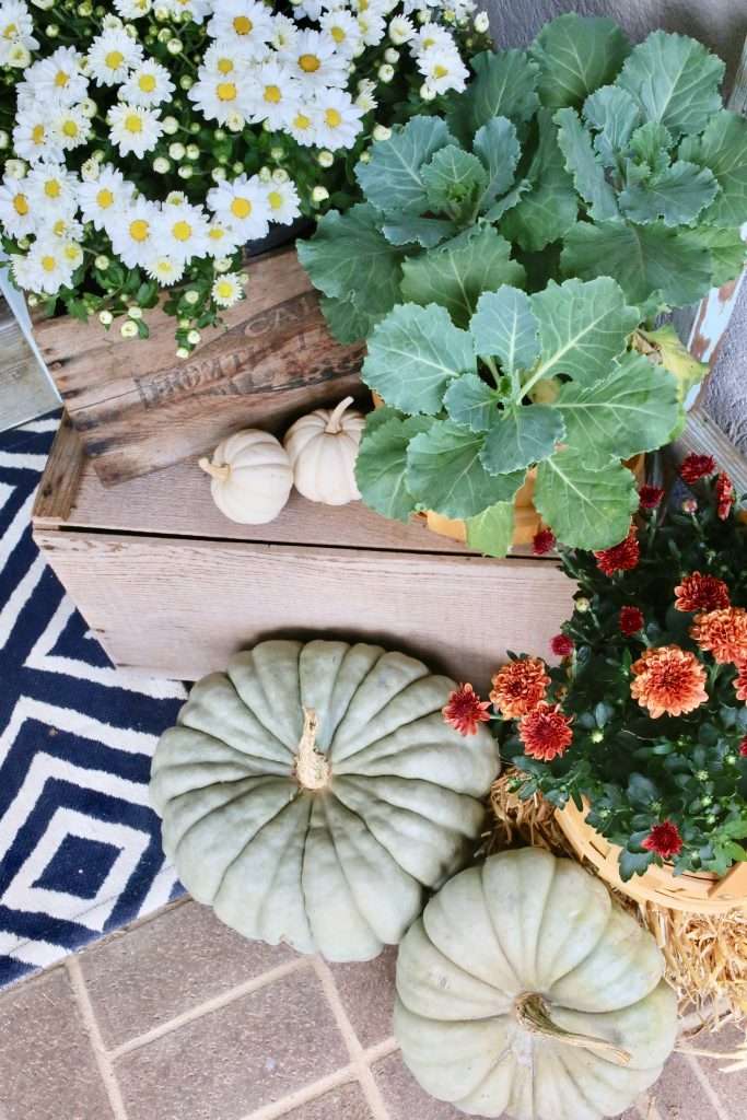 front porch ideas for fall flowers and pumpkins on front porch for fall