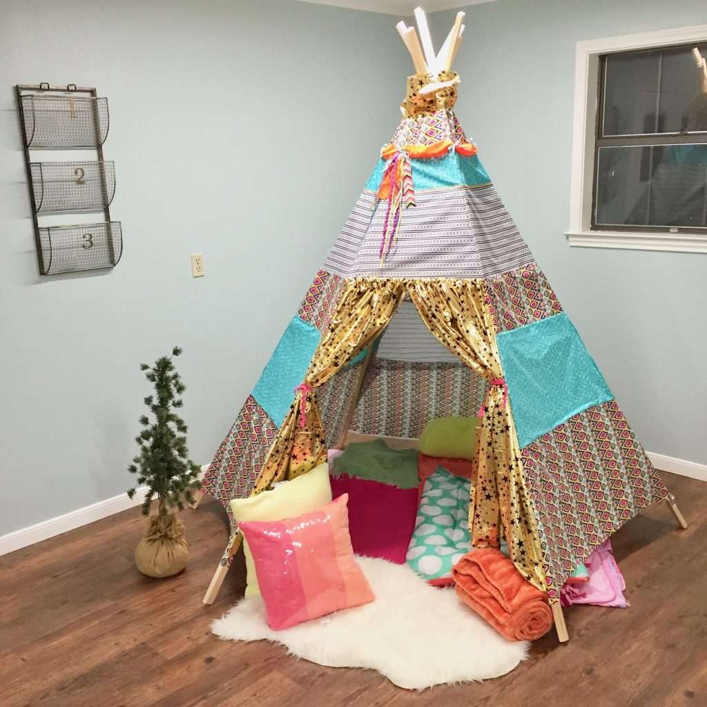 glamping birthday party