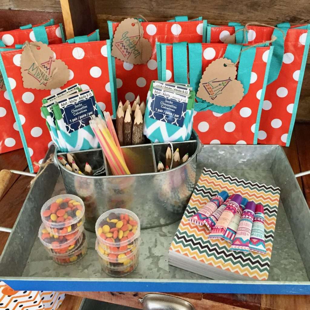 glamping birthday party scavenger hunt