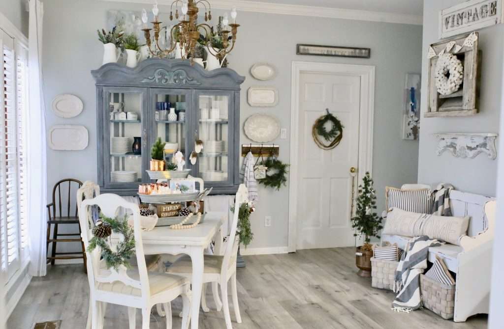 blue and white Christmas 