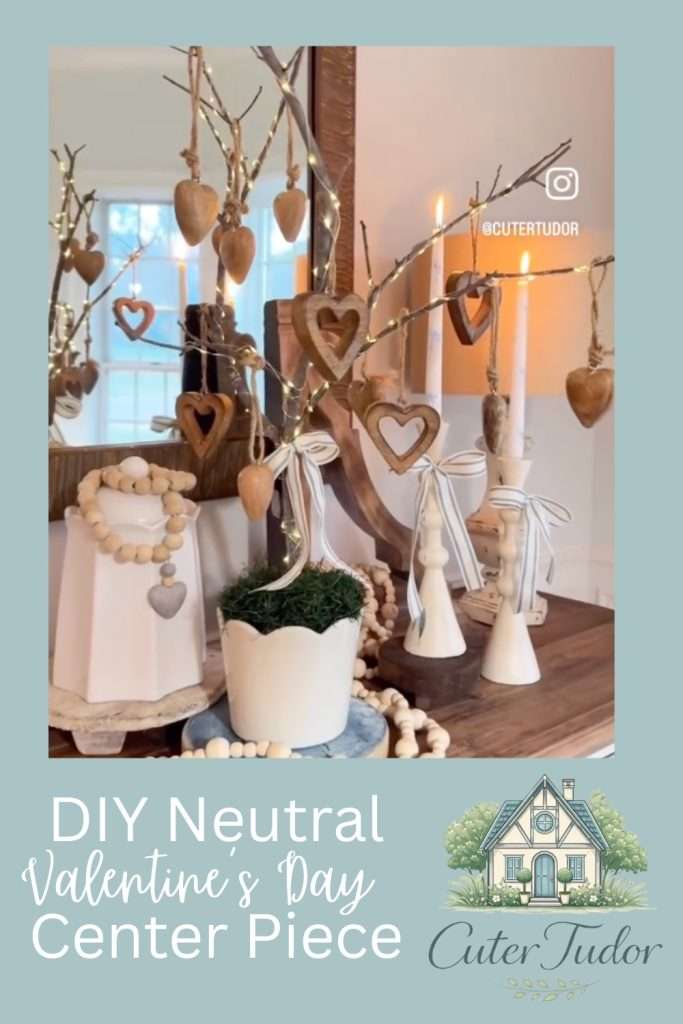 neutral valentines day decoration 