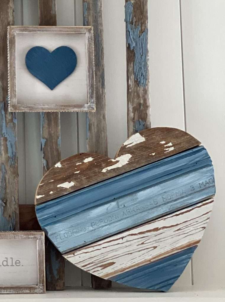 Decorate for Valentine’s Day with neutral wood heart decor. Learn how to style rustic Valentine’s decorations that feel cozy, timeless, and perfect for winter.